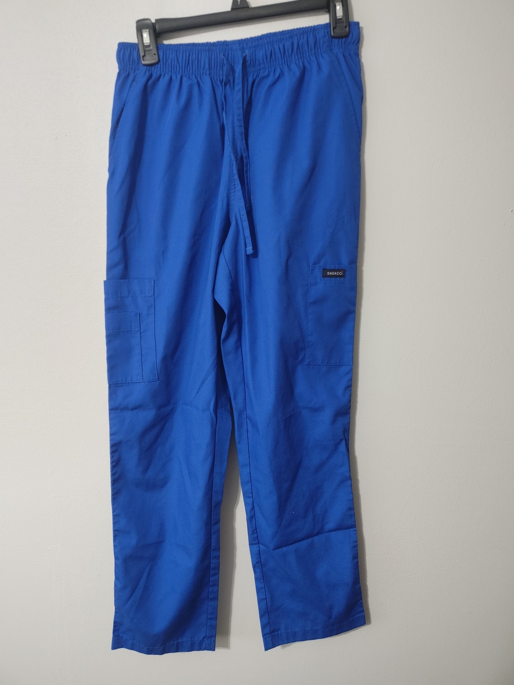 Women's Dagacci Royal Blue Straight-Leg Cargo Scrub Pants S